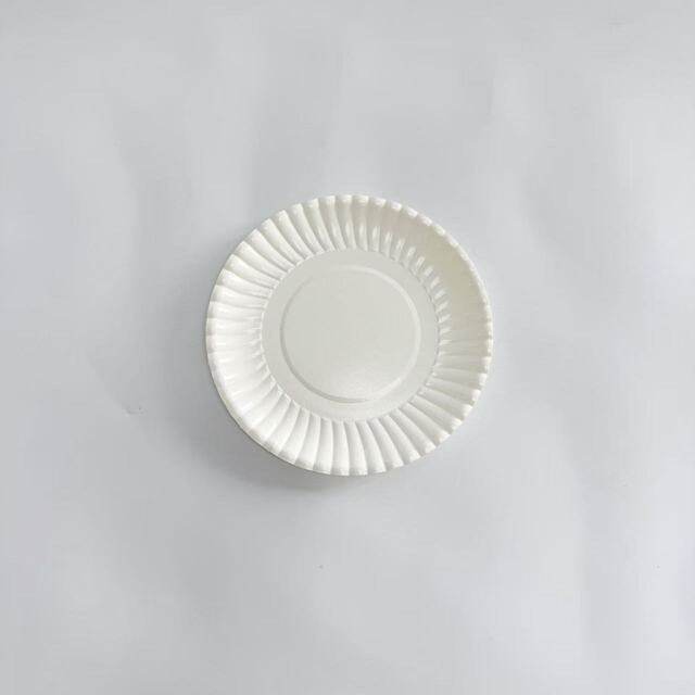 6inch white paper plate-Aqueous coated